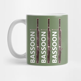 Bassoon x 3 Mug